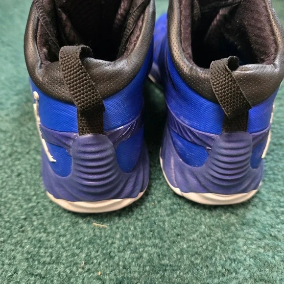 Jordan Mens 8 Super.Fly Game Royal/White-Deep Royal Blue-Black Basketball Shoes - Picture 7 of 9